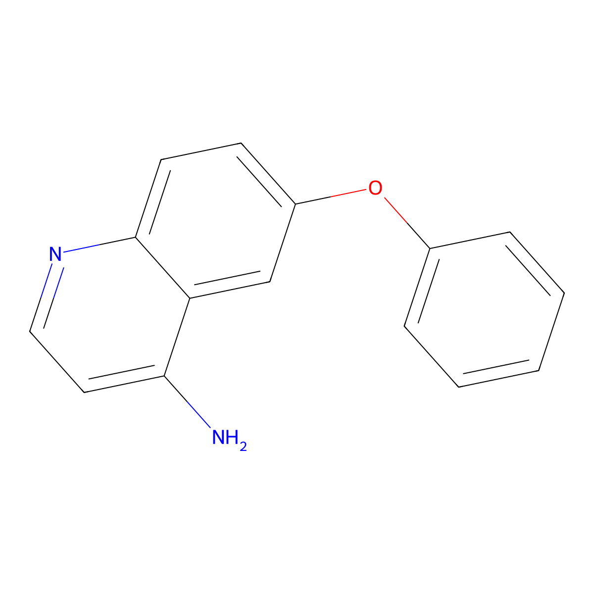 6-Phenoxyquinolin-4-amine molecular structure, CAS 1455193-38-0