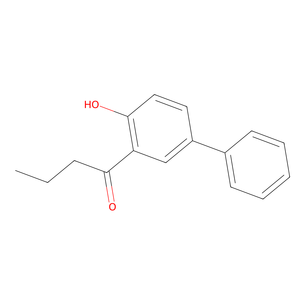 1-(2-Hydroxy-5-phenylphenyl)butan-1-one molecular structure, CAS 1455234-10-2