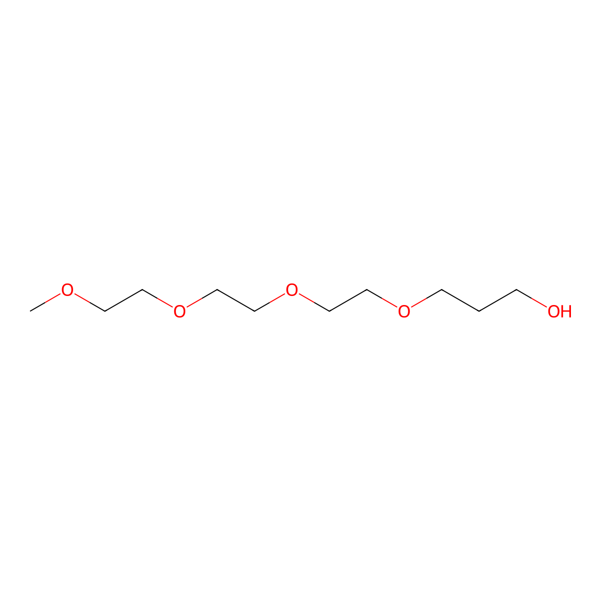 m-PEG4-(CH2)3-alcohol molecular structure, CAS 145526-76-7