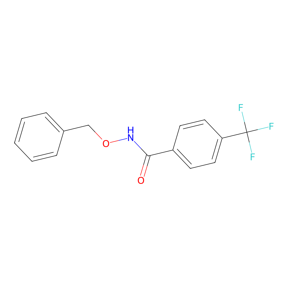 N-(Phenylmethoxy)-4-(trifluoromethyl)benzamide molecular structure, CAS 1455359-81-5