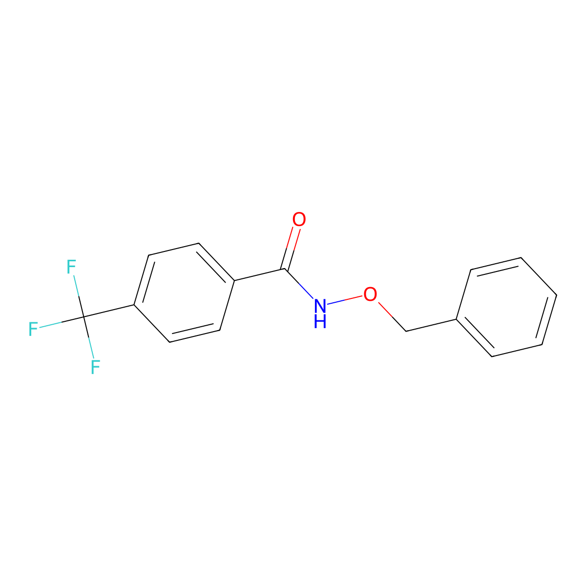 N-(Phenylmethoxy)-4-(trifluoromethyl)benzamide molecular structure, CAS 1455359-81-5