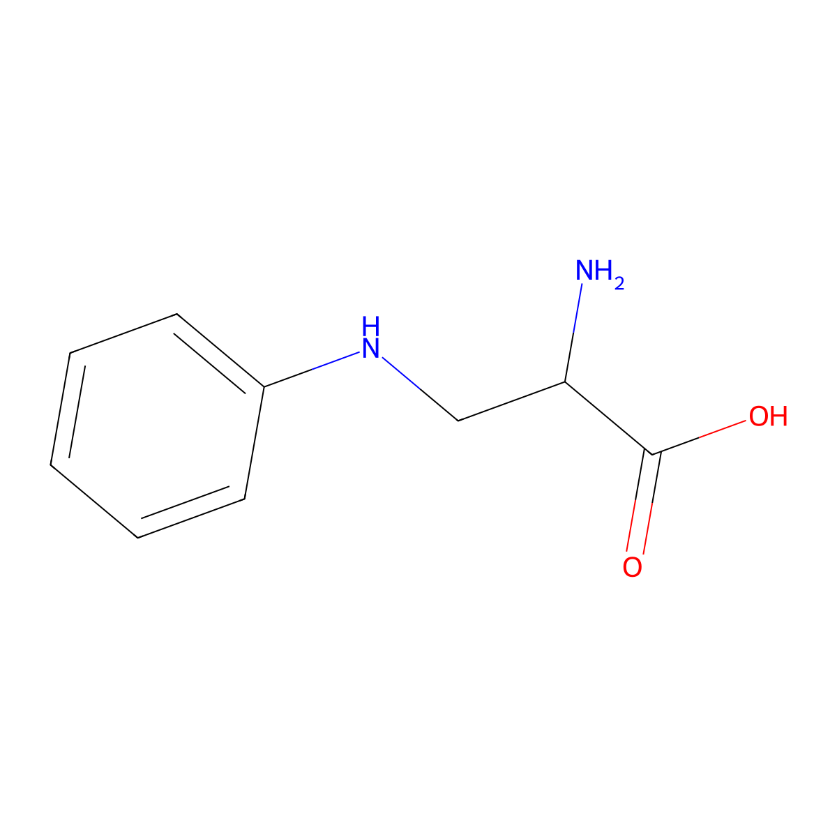 3-(Phenylamino)alanine molecular structure, CAS 145545-23-9