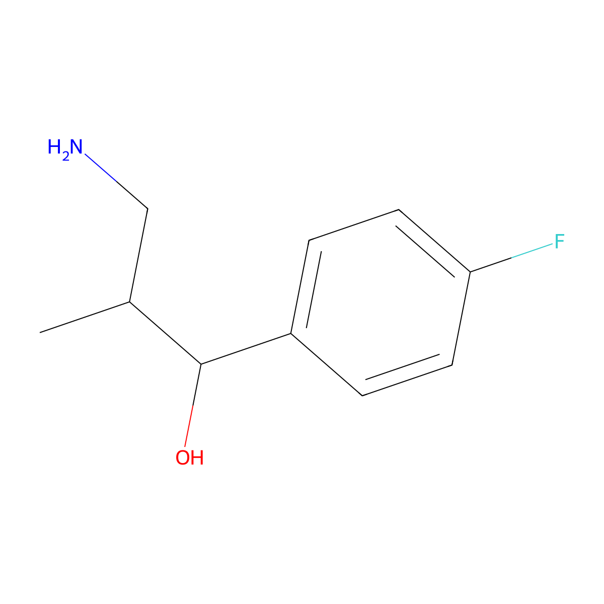 3-Amino-1-(4-fluorophenyl)-2-methylpropan-1-ol molecular structure, CAS 1455648-24-4