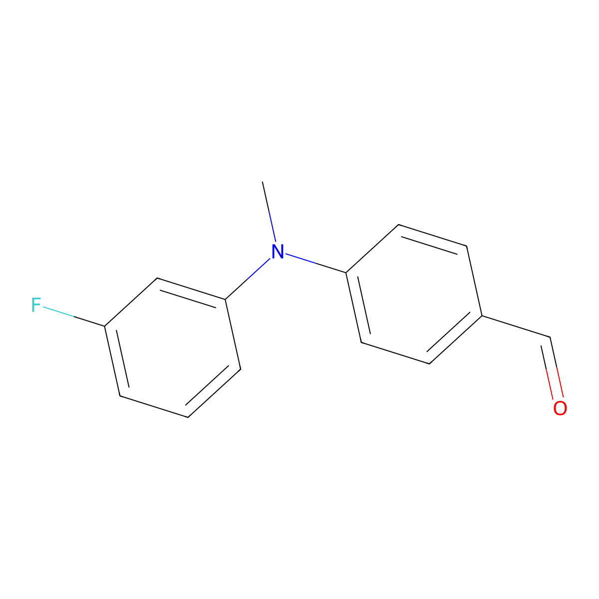 4-[(3-Fluorophenyl)(methyl)amino]benzaldehyde molecular structure, CAS 1455672-92-0