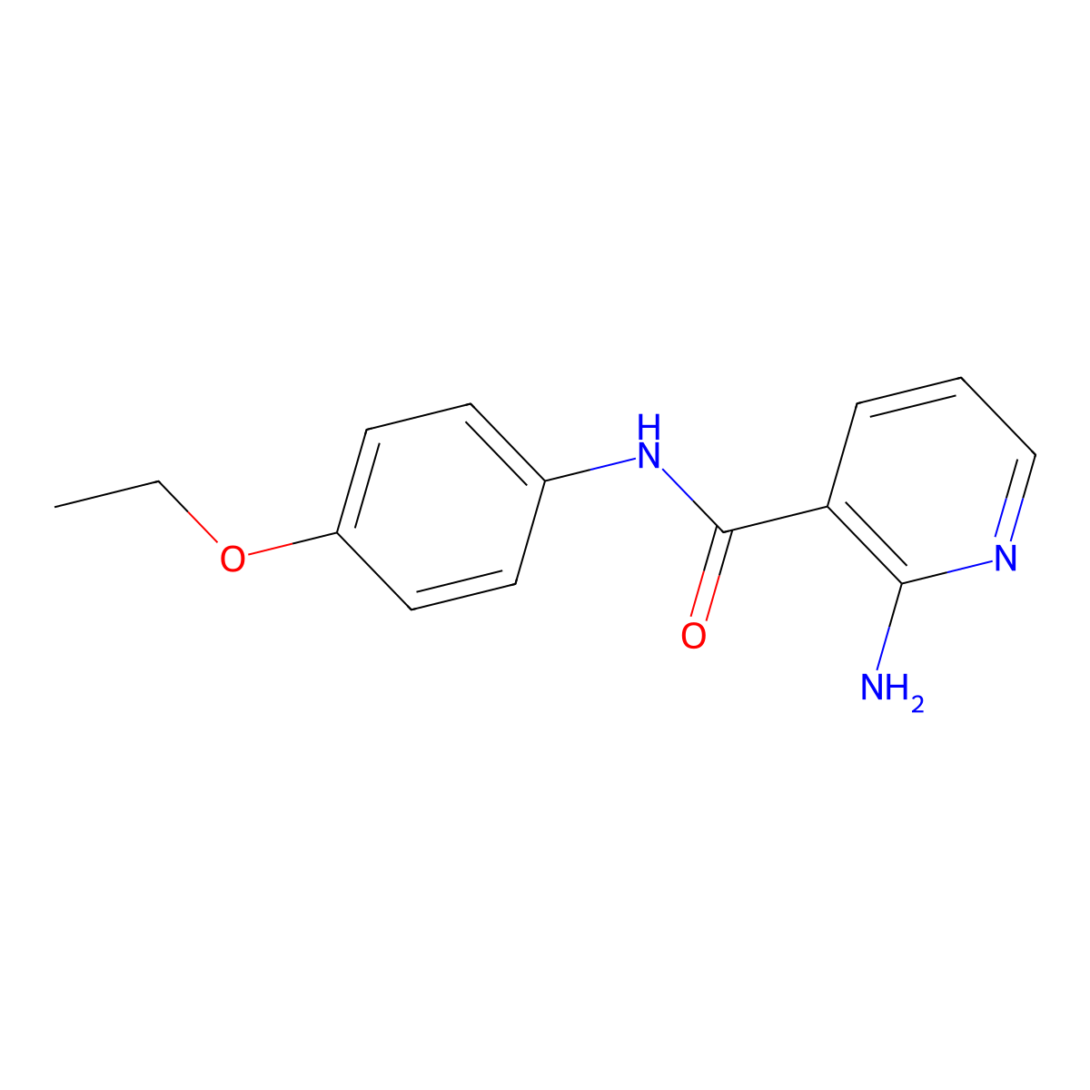 2-amino-N-(4-ethoxyphenyl)pyridine-3-carboxamide molecular structure, CAS 1455708-17-4
