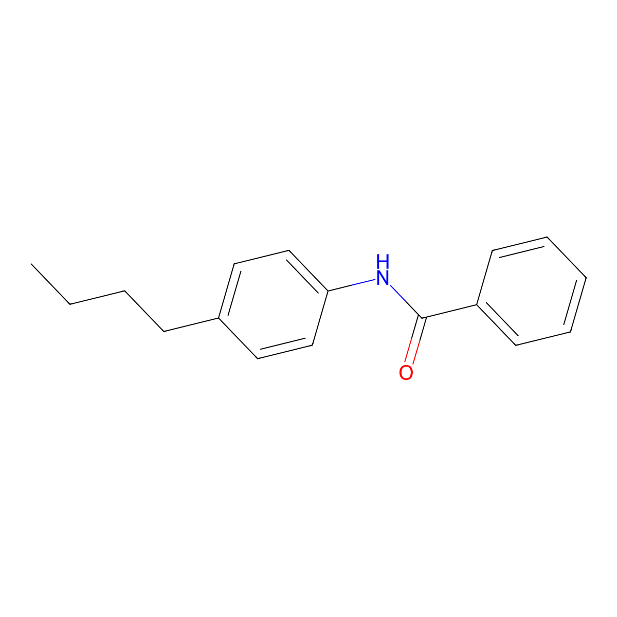 N-(4-butylphenyl)benzamide molecular structure, CAS 145575-73-1