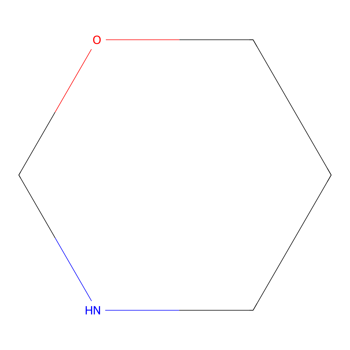 1,3-Oxazinane molecular structure, CAS 14558-49-7