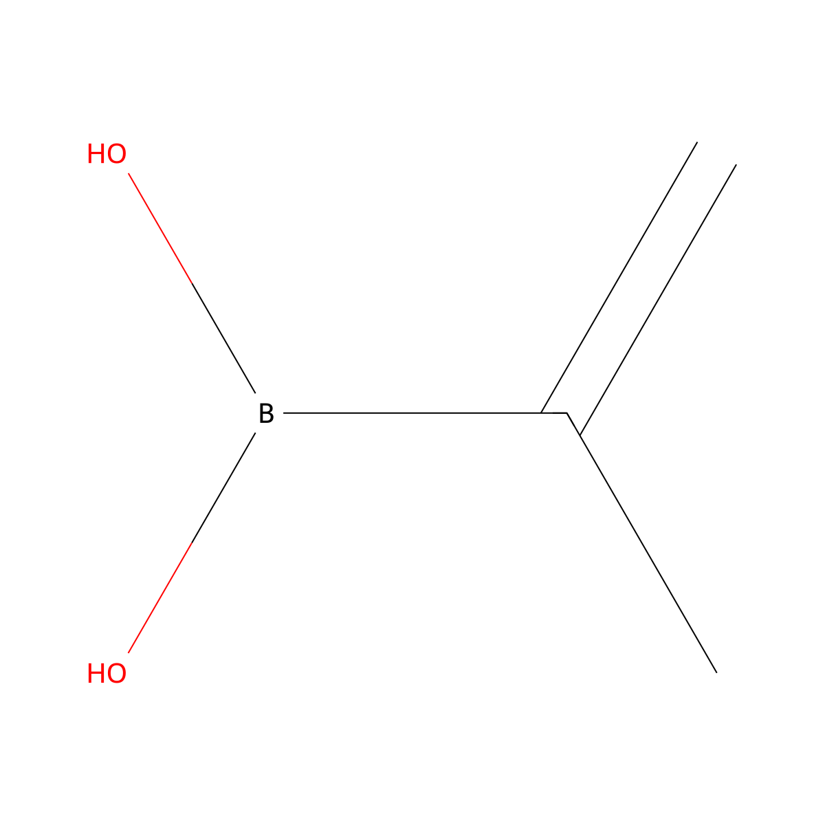 (Prop-1-en-2-yl)boronic acid molecular structure, CAS 14559-87-6