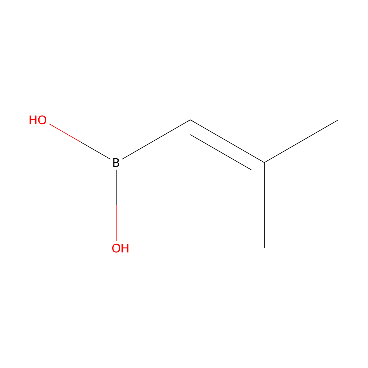 2,2-Dimethylethenylboronic acid molecular structure, CAS 14559-88-7