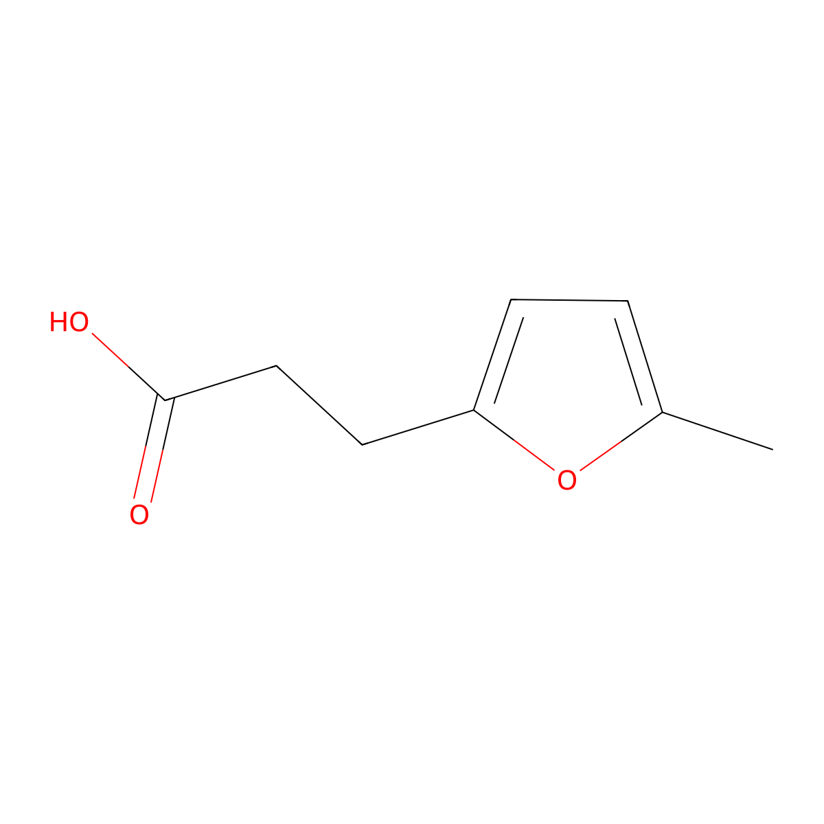 3-(5-Methylfuran-2-yl)propanoic acid molecular structure, CAS 1456-08-2