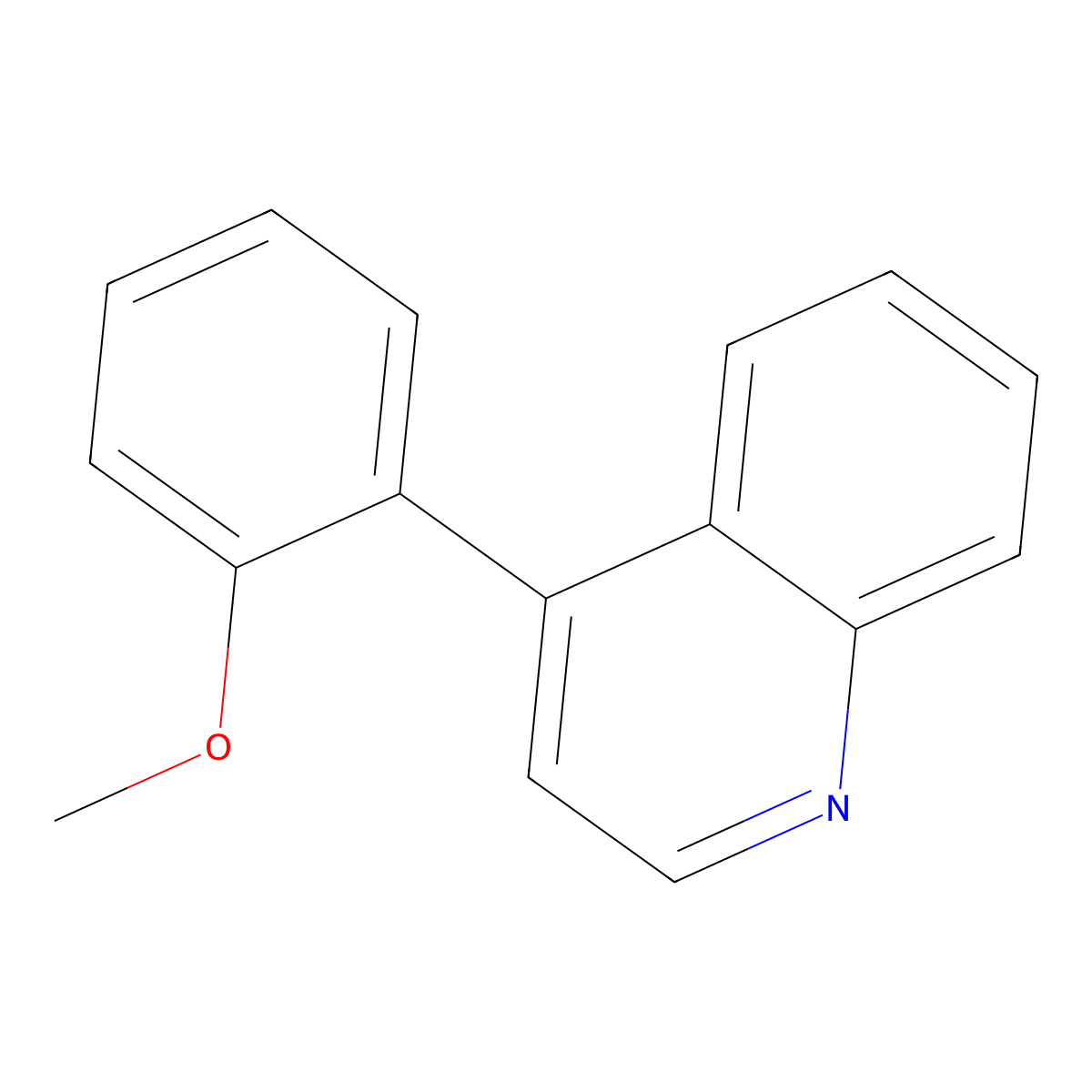 4-(2-Methoxyphenyl)quinoline molecular structure, CAS 145618-83-3