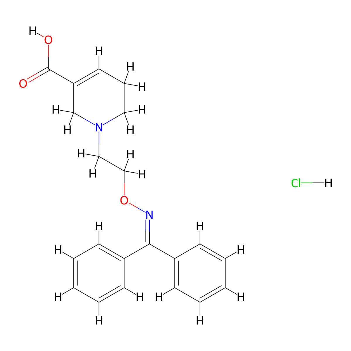 Nnc 711 molecular structure, CAS 145645-62-1