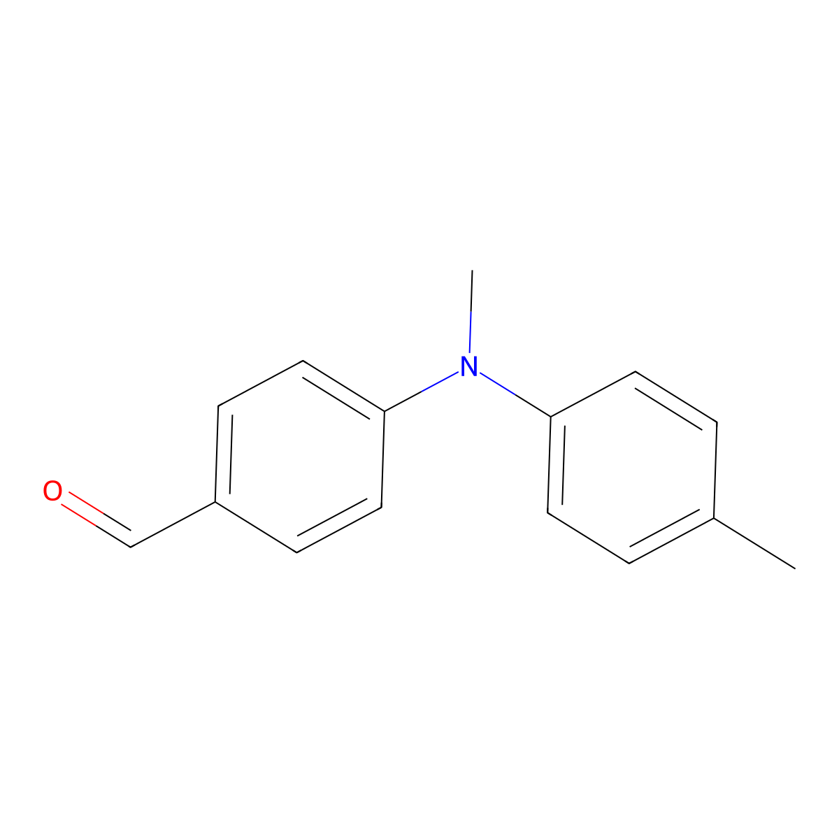 4-[Methyl(4-methylphenyl)amino]benzaldehyde molecular structure, CAS 1456486-66-0