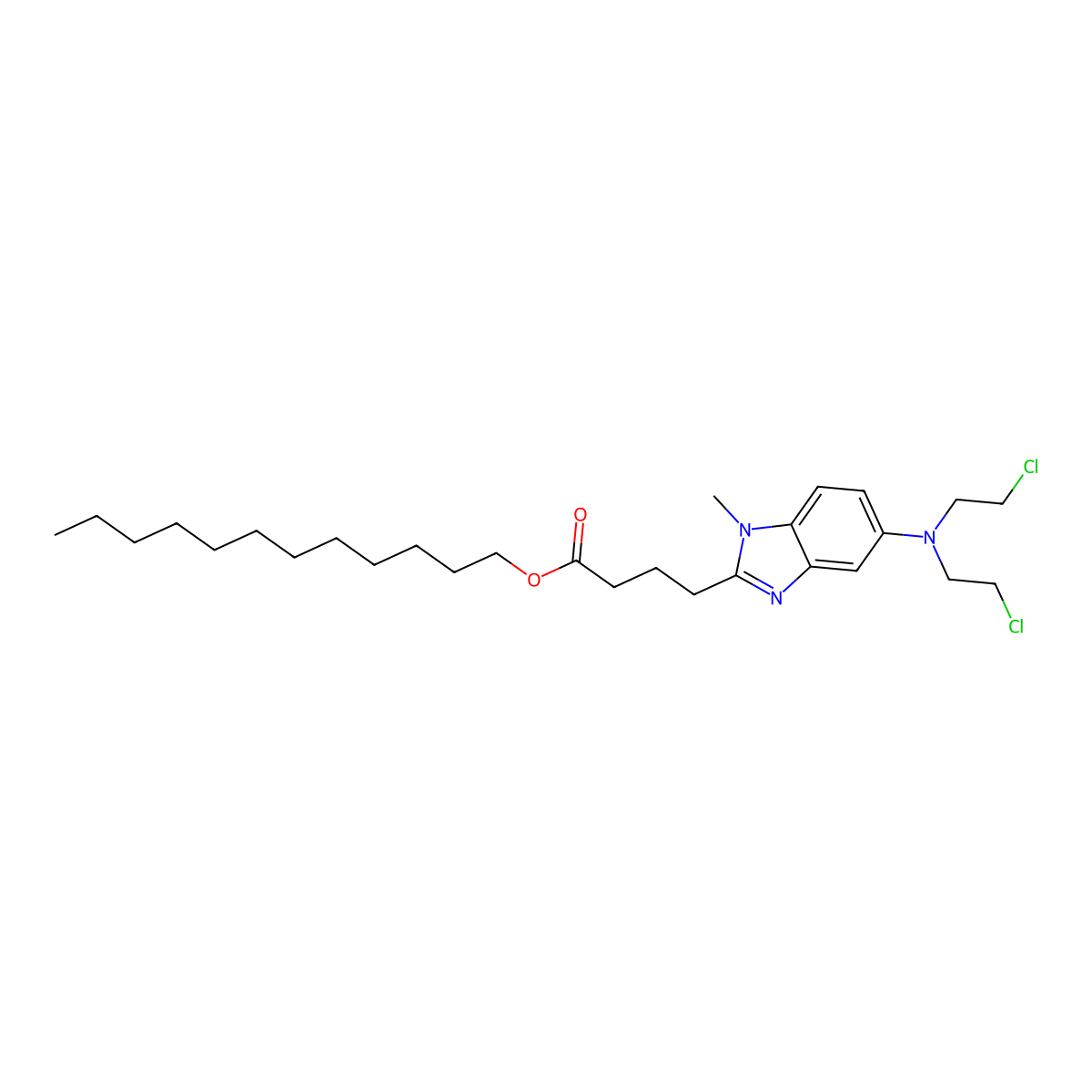 Bendamustine dodecyl ester molecular structure, CAS 1456608-94-8