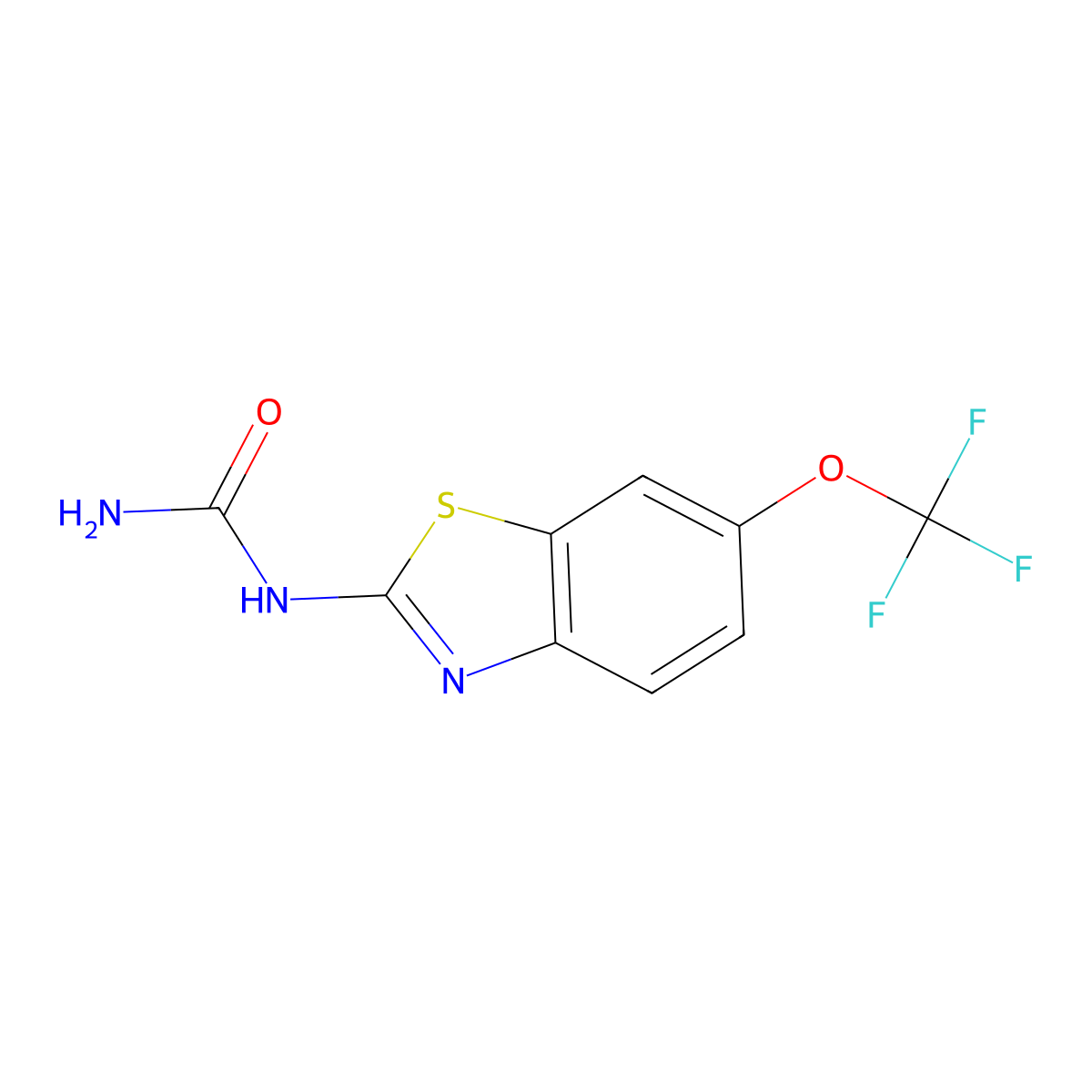 1-(6-(Trifluoromethoxy)benzo[d]thiazol-2-yl)urea molecular structure, CAS 1456696-94-8