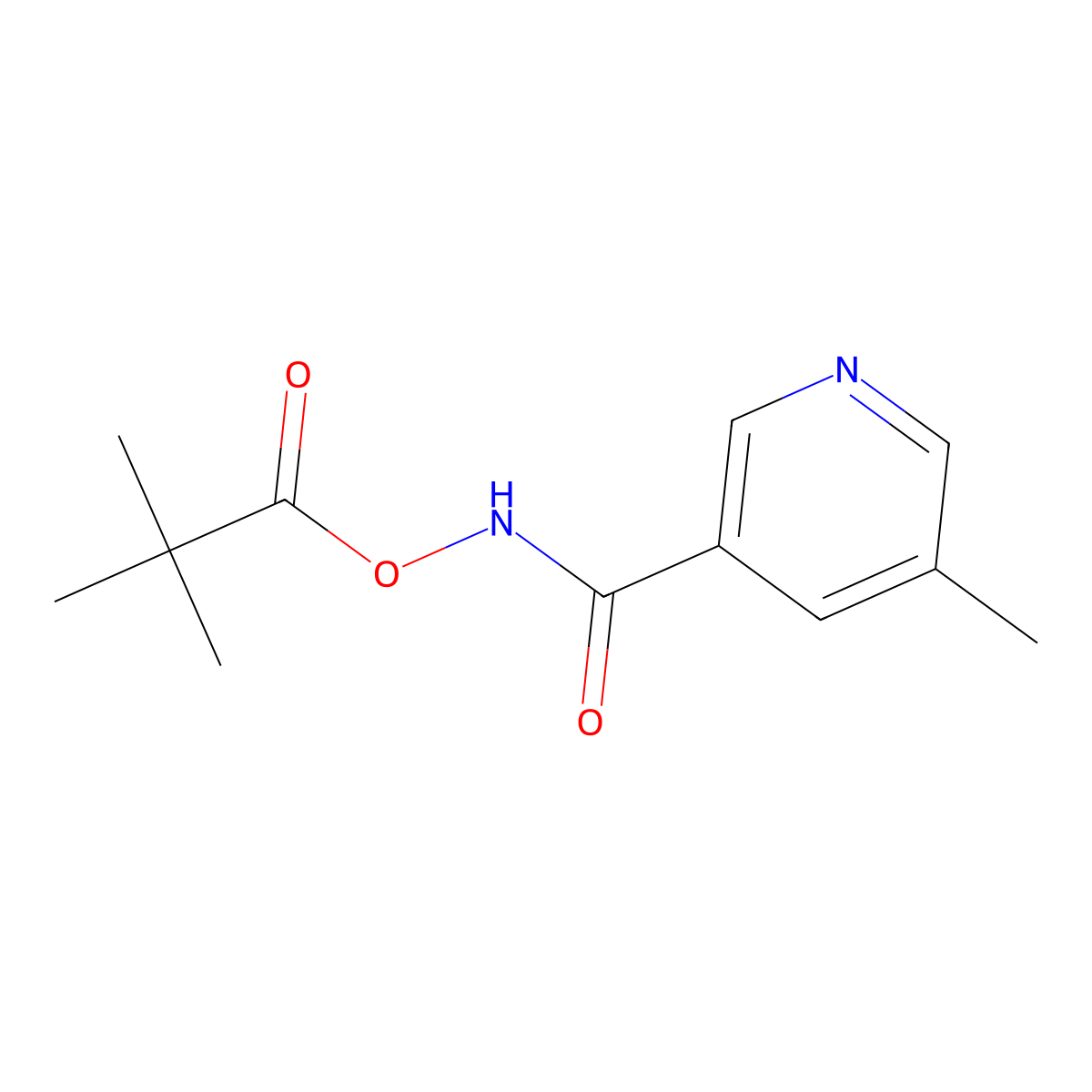 (5-Methylpyridin-3-yl)formamido 2,2-dimethylpropanoate molecular structure, CAS 1456704-20-3