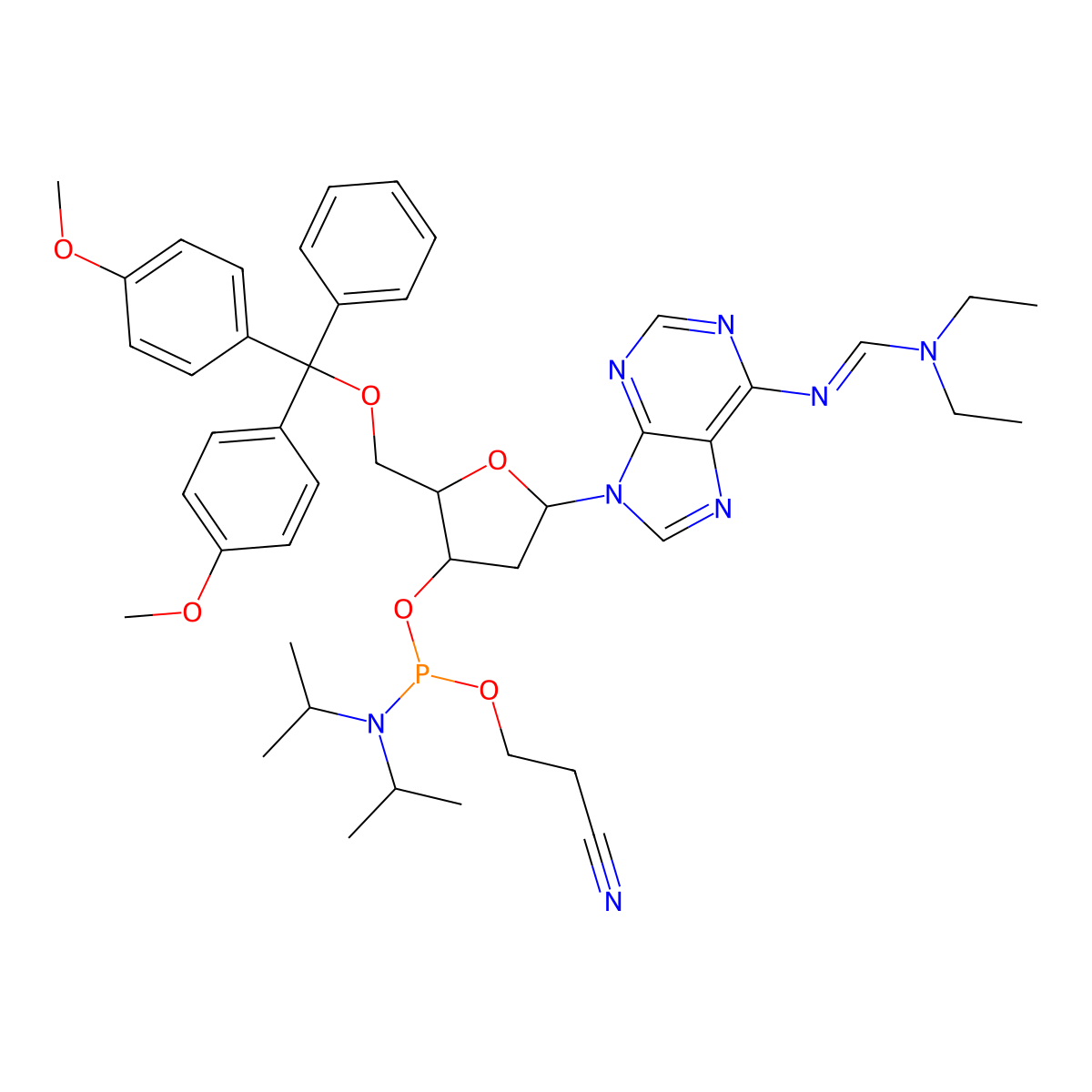 DNA A(def) amidite molecular structure, CAS 1456770-85-6