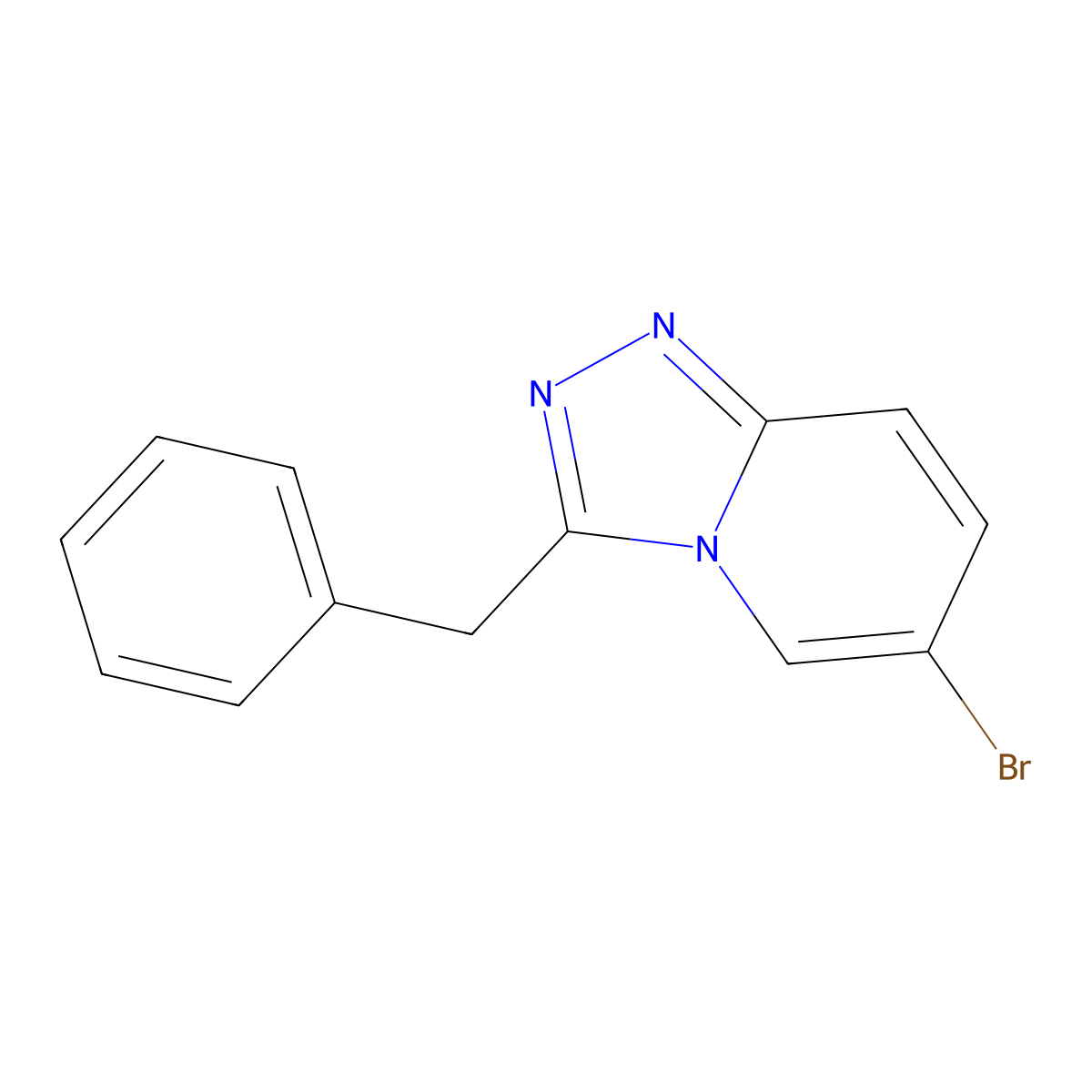 3-Benzyl-6-bromo-[1,2,4]triazolo[4,3-a]pyridine molecular structure, CAS 1456807-51-4