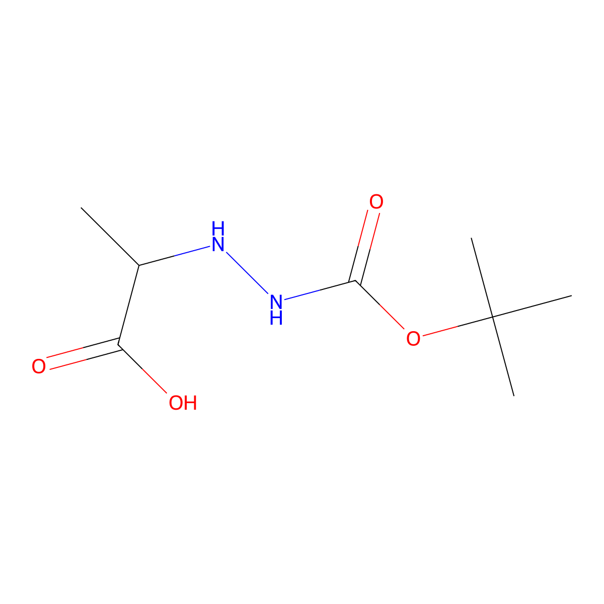 ((Tert-butoxycarbonyl)amino)-d-alanine molecular structure, CAS 1456883-45-6