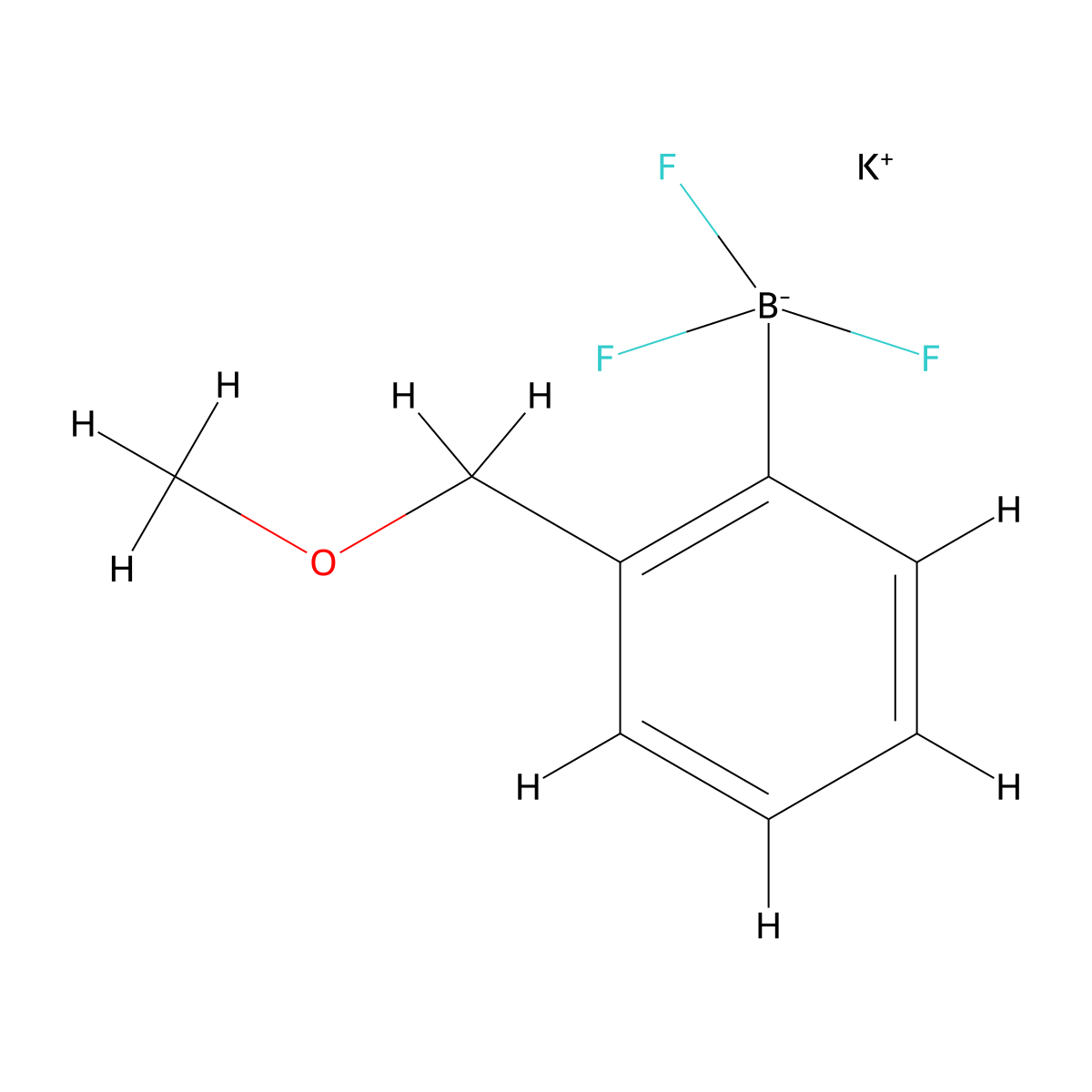 Potassium trifluoro[2-(methoxymethyl)phenyl]boranuide molecular structure, CAS 1456913-18-0
