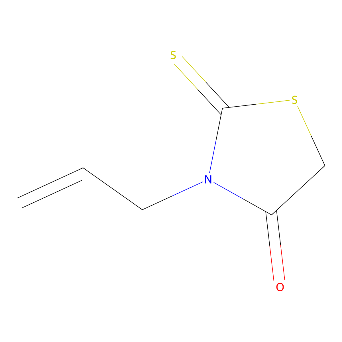 3-Allylrhodanine molecular structure, CAS 1457-47-2