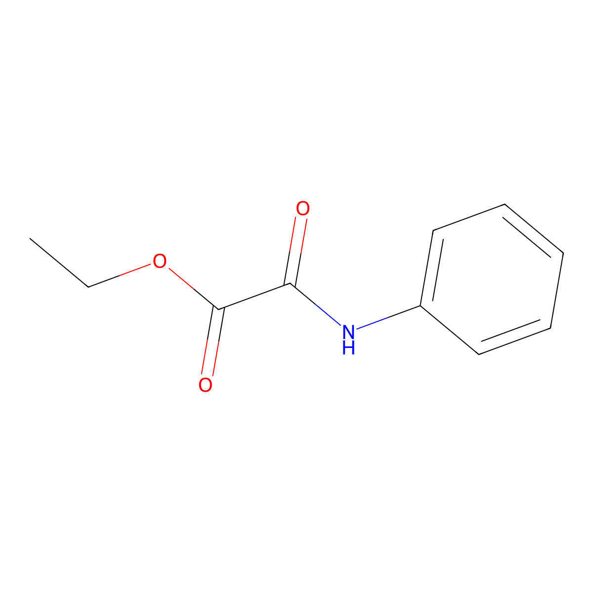 Ethyl oxanilate molecular structure, CAS 1457-85-8