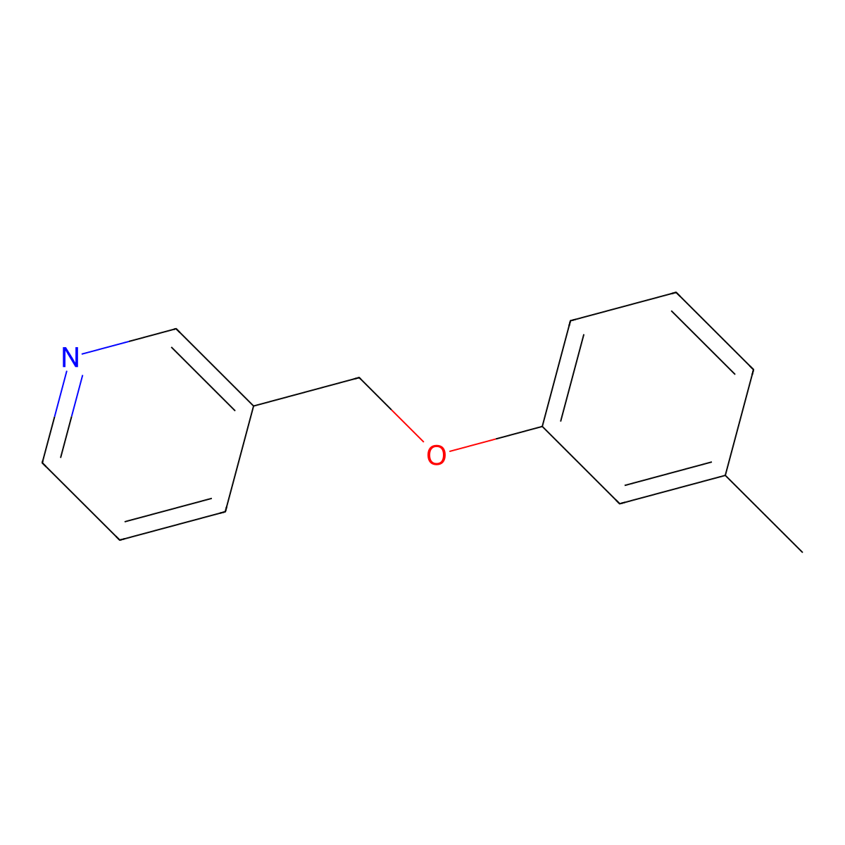 3-[(3-Methylphenoxy)methyl]pyridine molecular structure, CAS 1457111-01-1