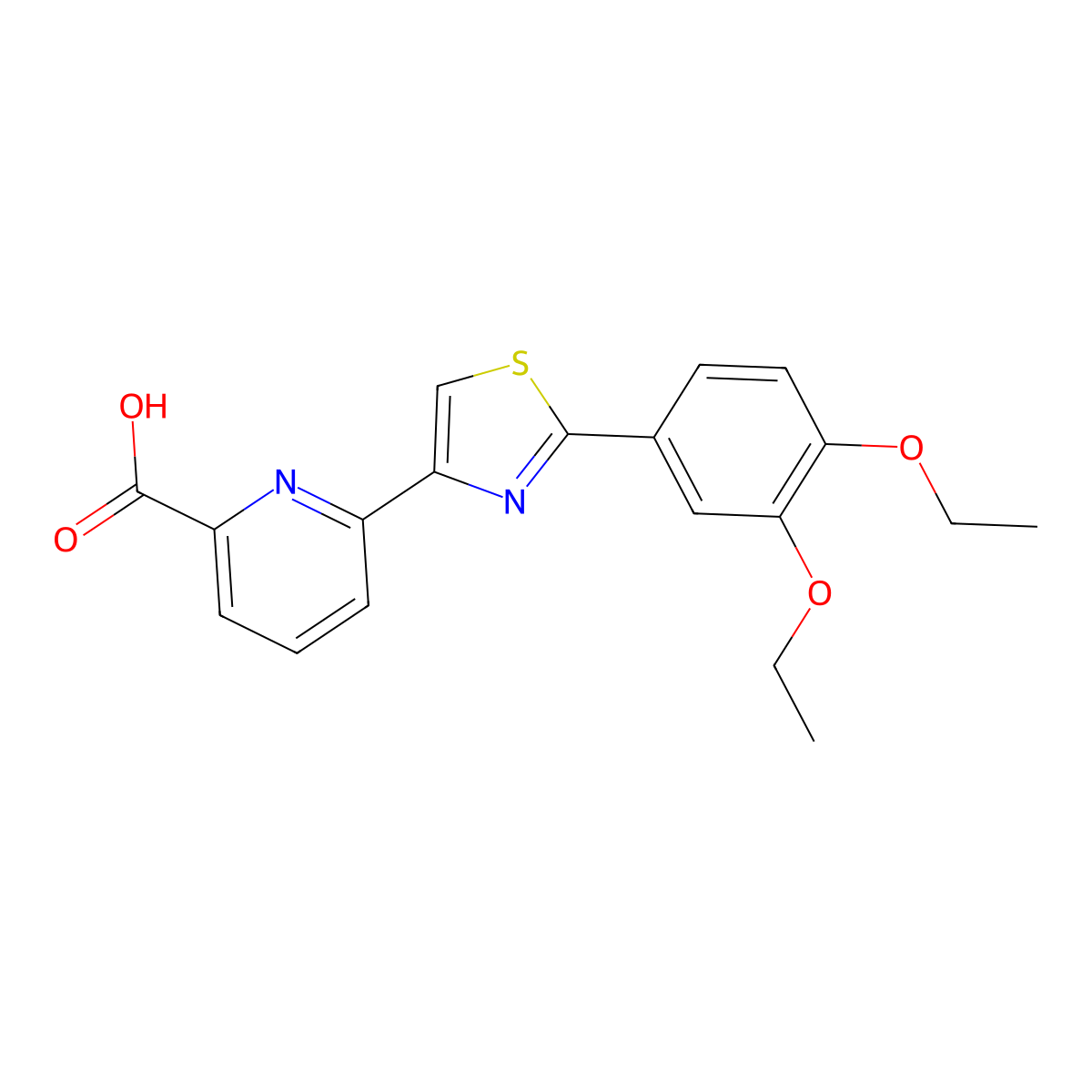 Tetomilast molecular structure, CAS 145739-56-6