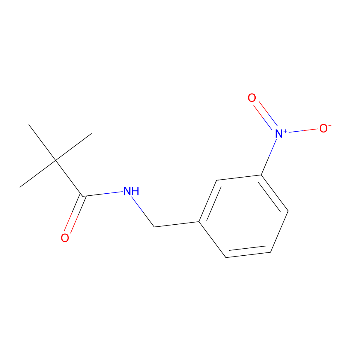 N-(3-Nitrobenzyl)pivalamide molecular structure, CAS 1457418-35-7
