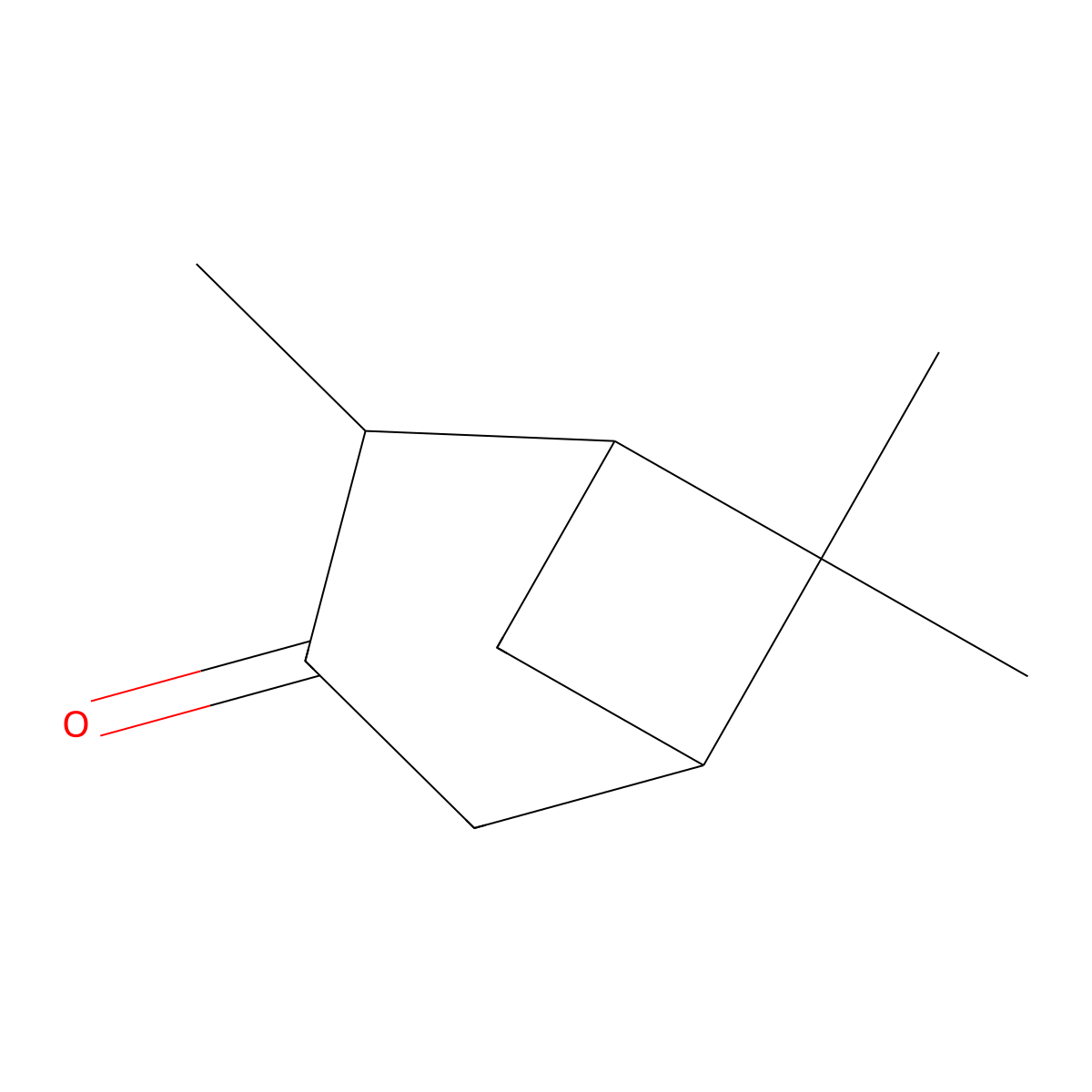 Isopinocamphone molecular structure, CAS 14575-93-0