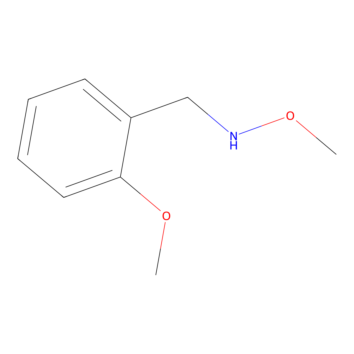 Methoxy[(2-methoxyphenyl)methyl]amine molecular structure, CAS 1457753-55-7
