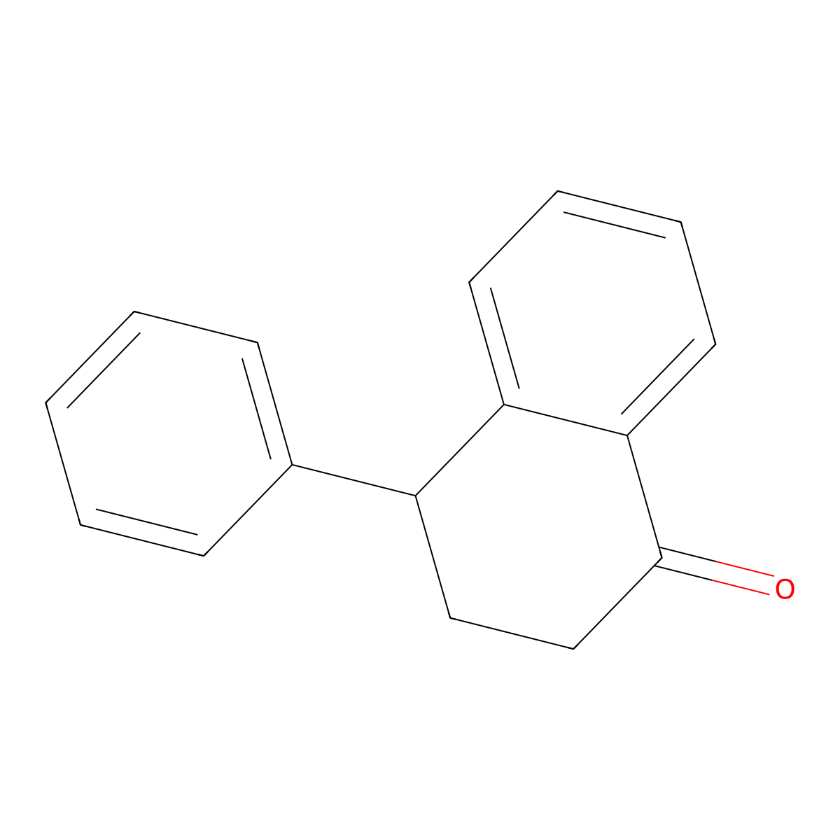 4-phenyl-3,4-dihydro-1(2H)-naphthalenone molecular structure, CAS 14578-68-8