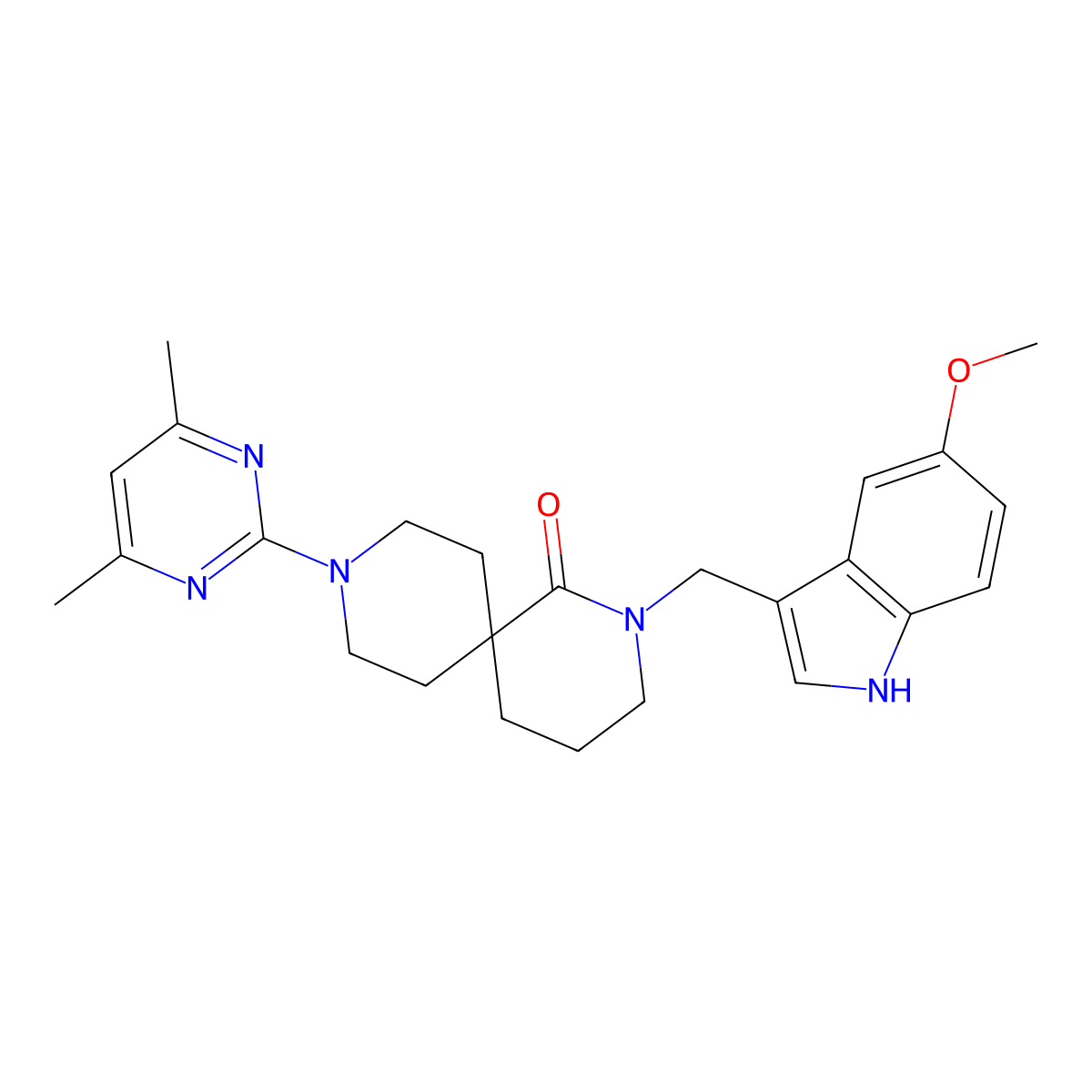 Orexin receptor antagonist 2 molecular structure, CAS 1457940-75-8