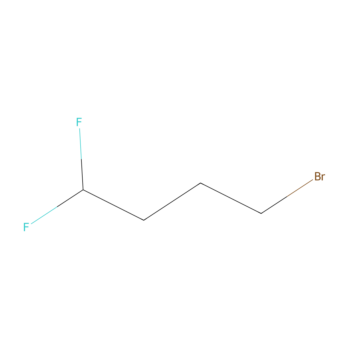 4-Bromo-1,1-difluorobutane molecular structure, CAS 1457946-33-6