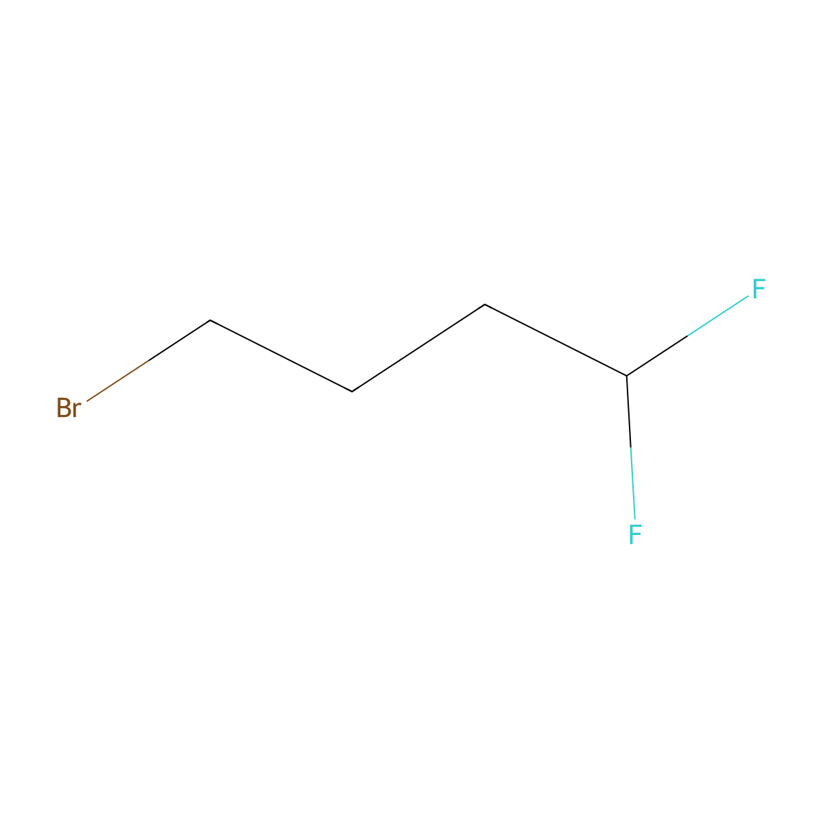 4-Bromo-1,1-difluorobutane molecular structure, CAS 1457946-33-6