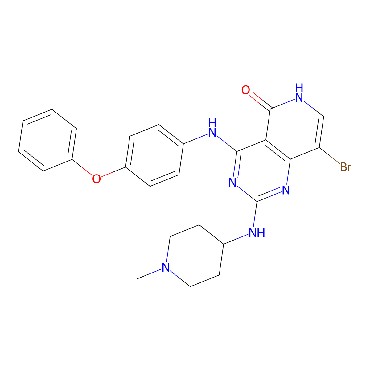 Denfivontinib molecular structure, CAS 1457983-28-6