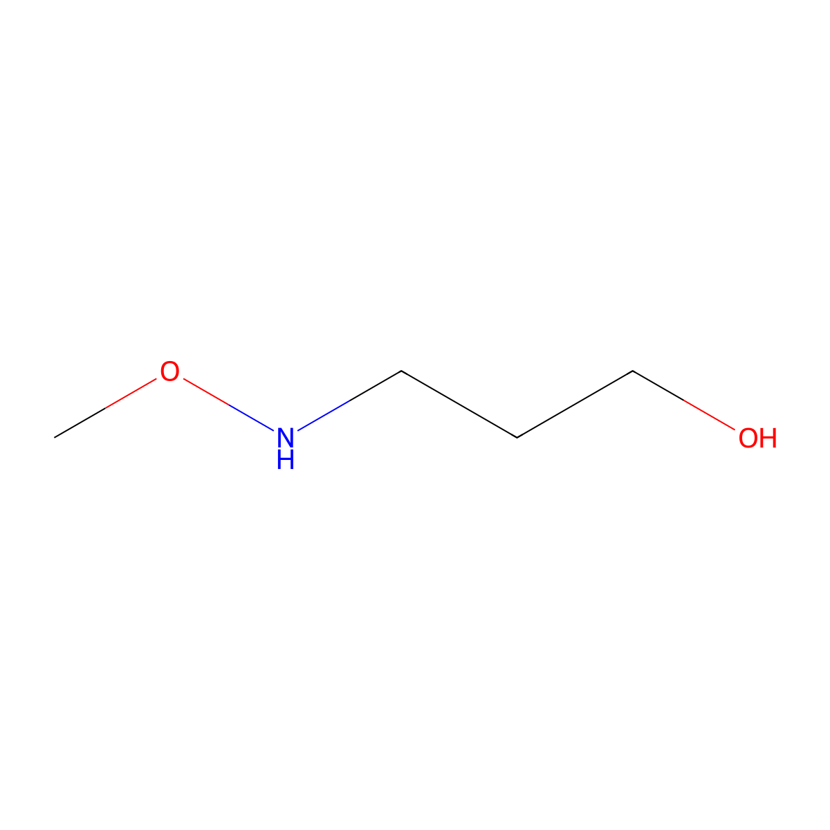 3-(Methoxyamino)propan-1-ol molecular structure, CAS 1458359-05-1