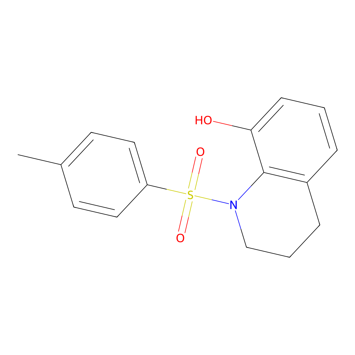 1-Tosyl-1,2,3,4-tetrahydroquinolin-8-ol molecular structure, CAS 1458370-28-9