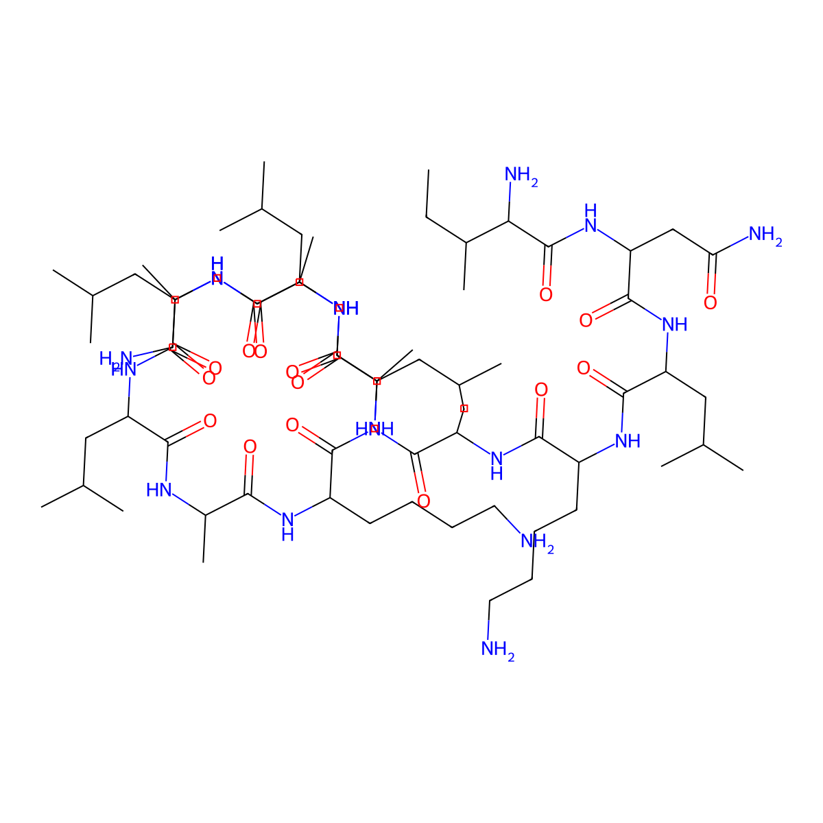 Mastoparan 7 molecular structure, CAS 145854-59-7
