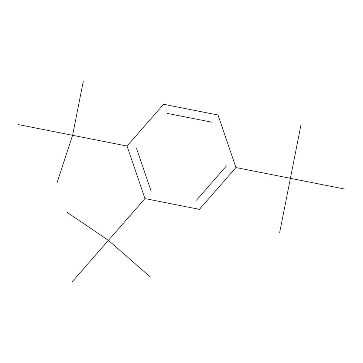 1,2,4-Tri-tert-butylbenzene molecular structure, CAS 1459-11-6