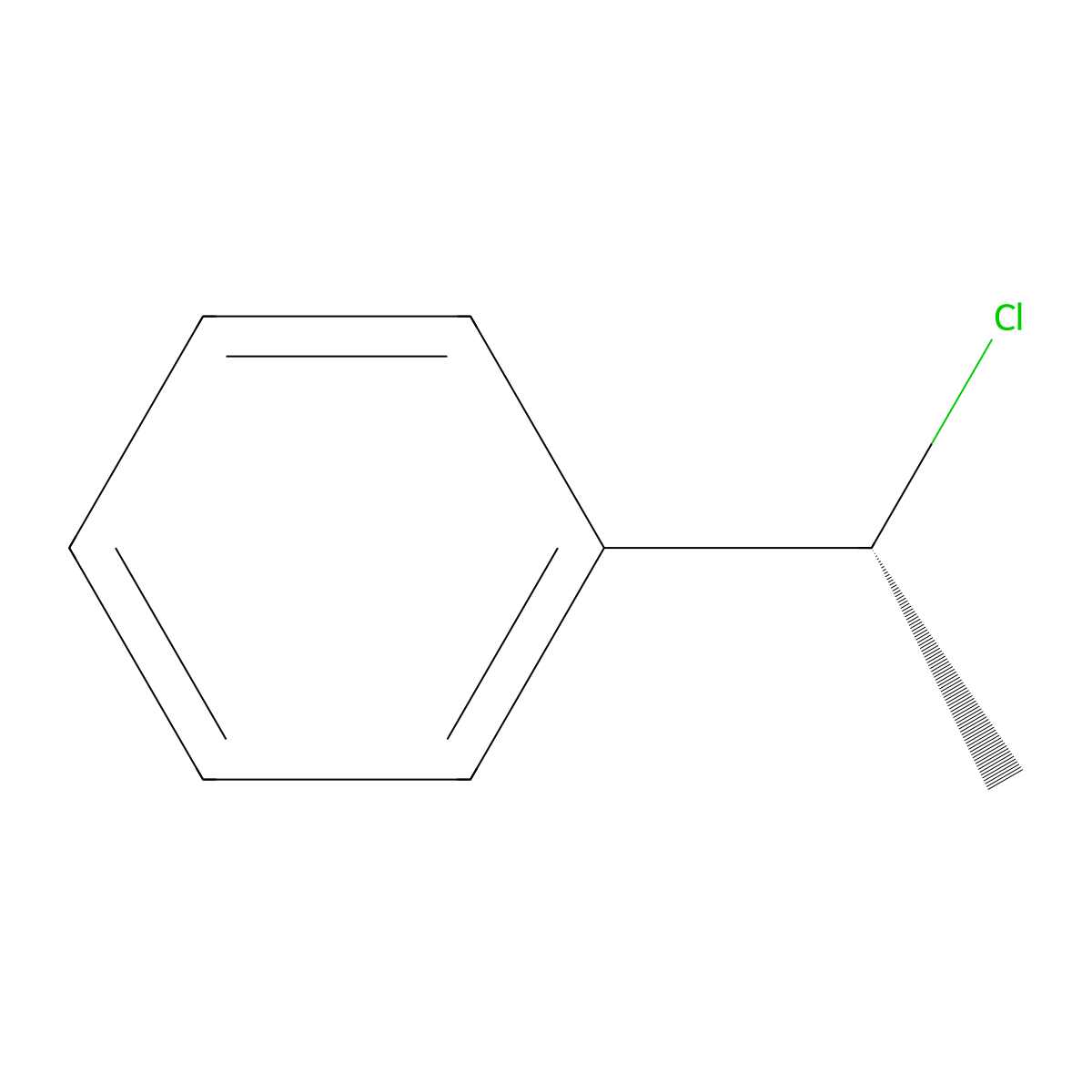 ((1R)-1-Chloroethyl)benzene molecular structure, CAS 1459-15-0