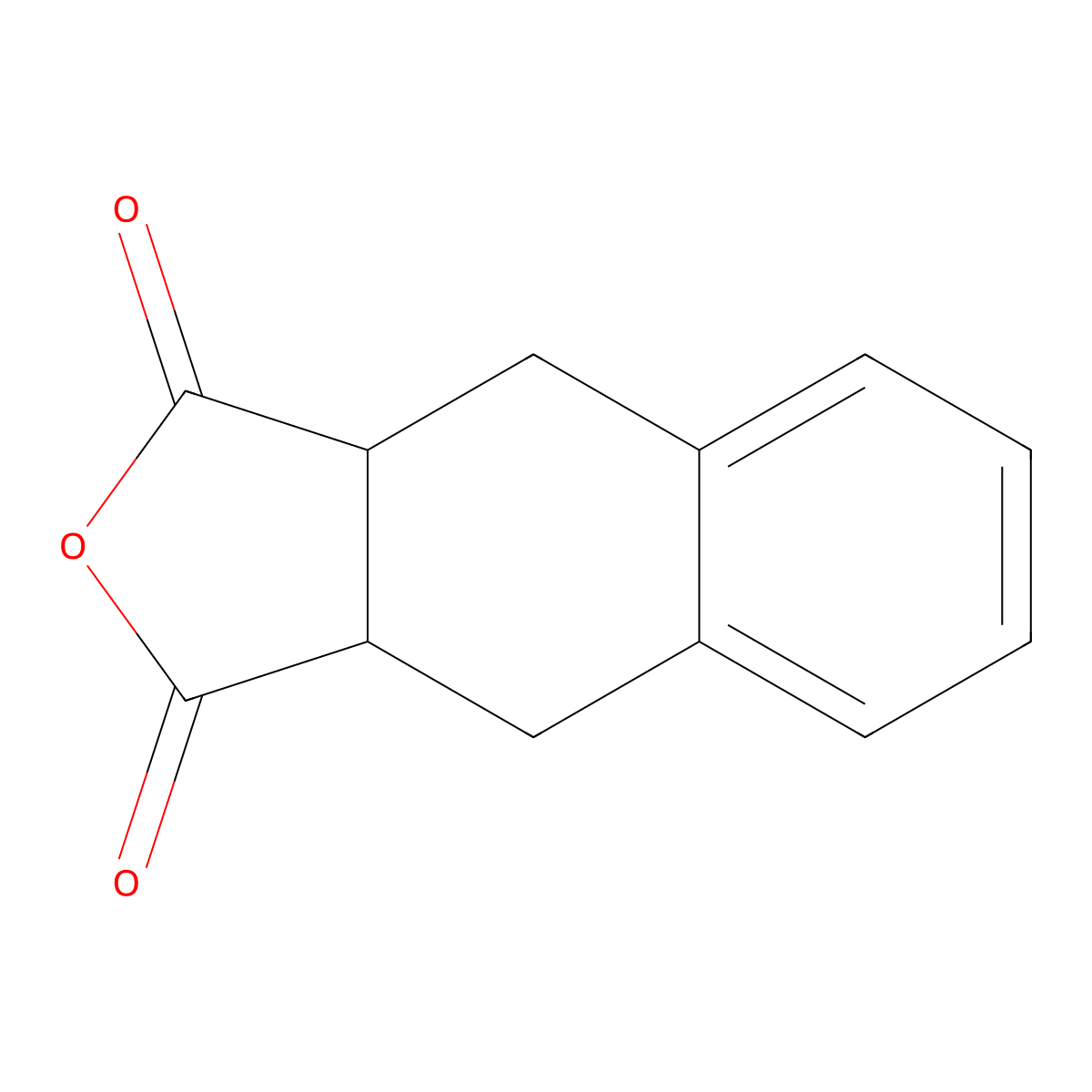 3a,4,9,9a-Tetrahydronaphtho[2,3-c]furan-1,3-dione molecular structure, CAS 1459-16-1