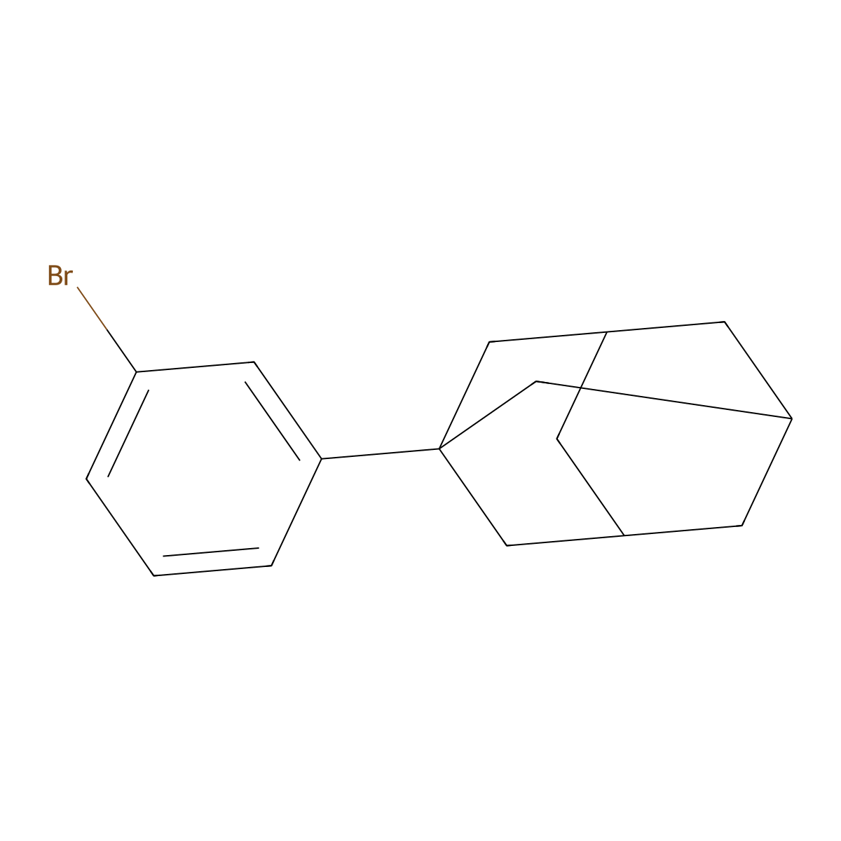 1-(3-Bromophenyl)adamantane molecular structure, CAS 1459-53-6