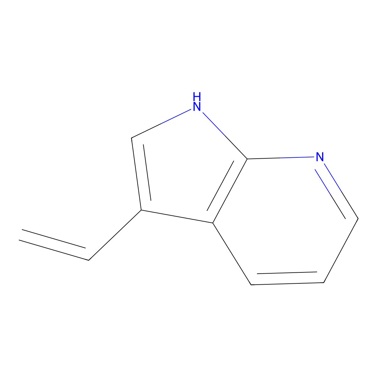 3-Ethenyl-1H-pyrrolo[2,3-B]pyridine molecular structure, CAS 145901-21-9