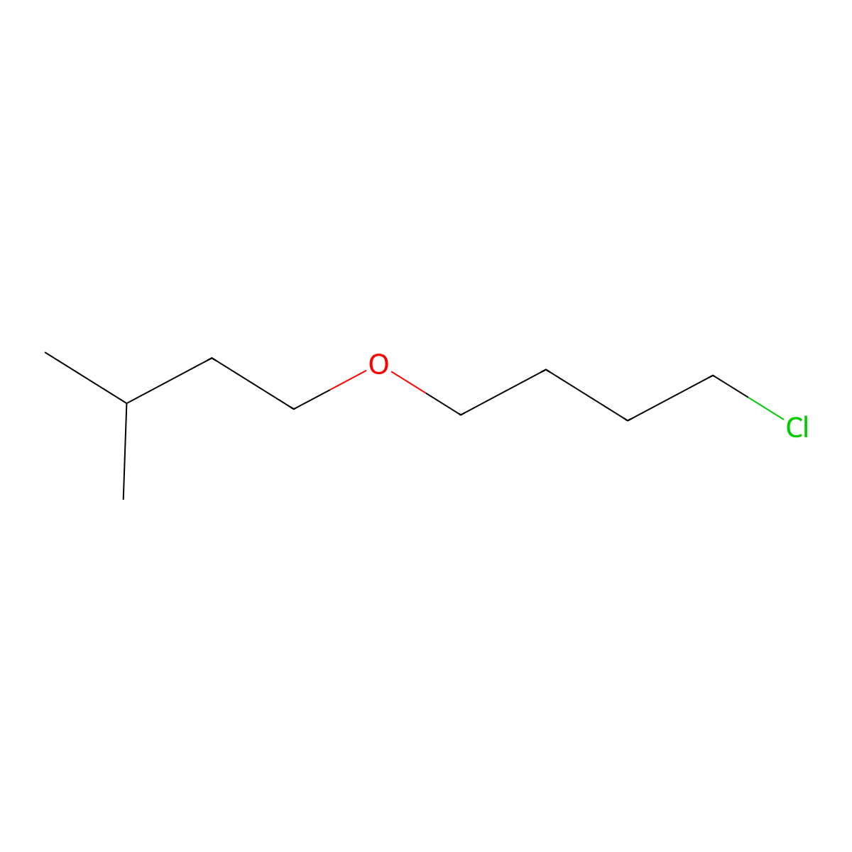 1-(4-Chlorobutoxy)-3-methylbutane molecular structure, CAS 145912-04-5
