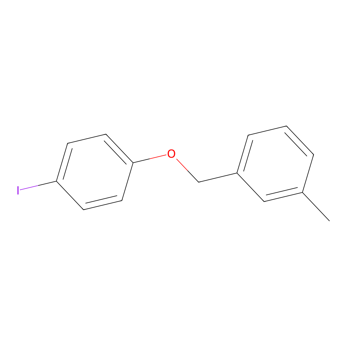 1-((4-Iodophenoxy)methyl)-3-methylbenzene molecular structure, CAS 1459218-80-4