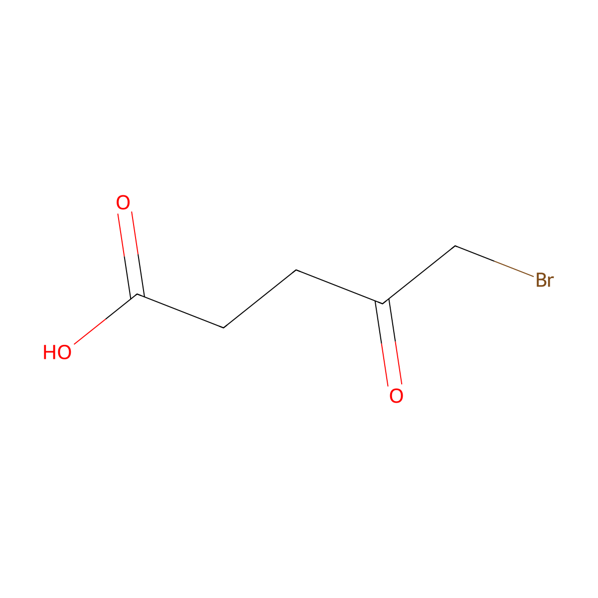 5-Bromolaevulinic acid molecular structure, CAS 14594-23-1