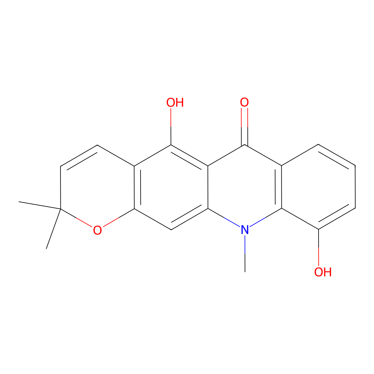 Yukocitrine molecular structure, CAS 145940-32-5