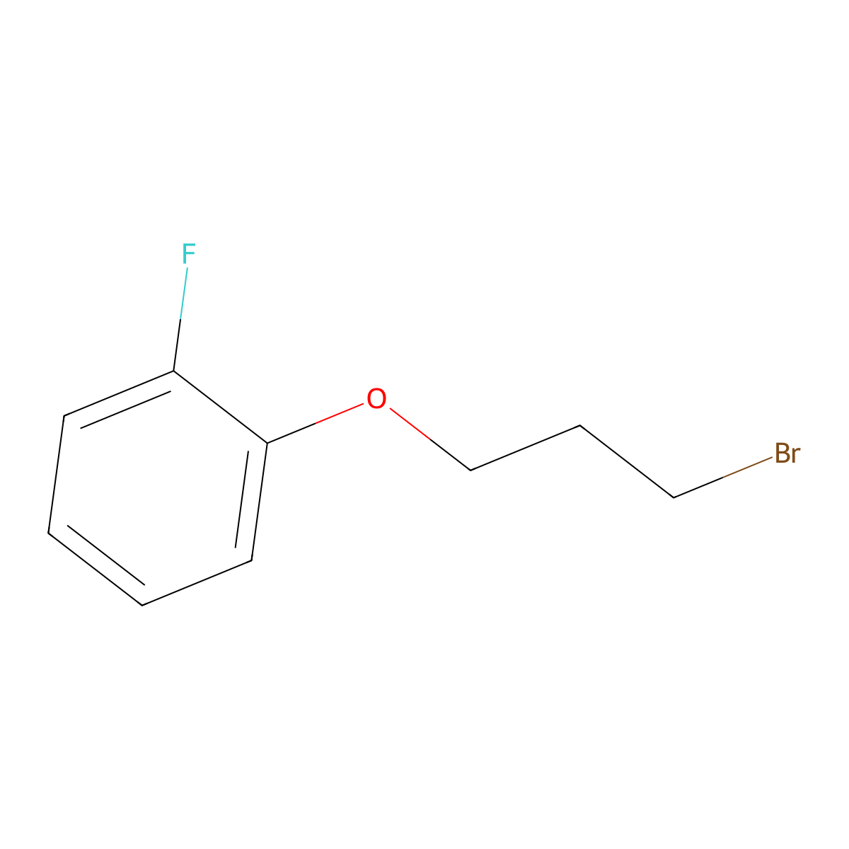 1-(3-Bromopropoxy)-2-fluorobenzene molecular structure, CAS 145943-76-6