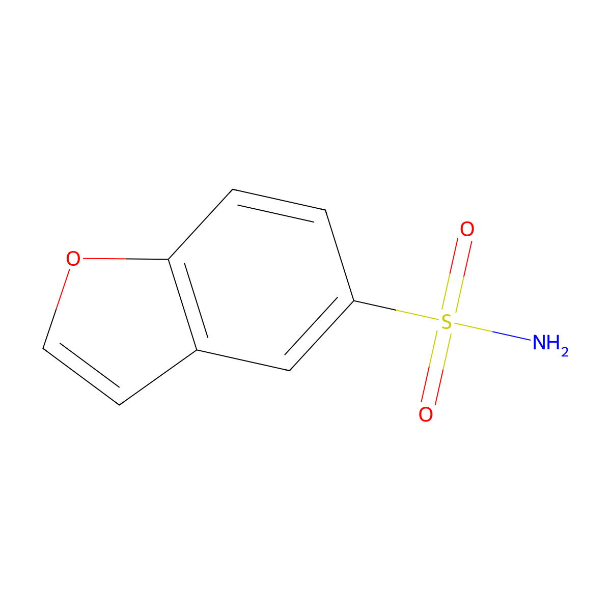 5-Benzofuransulfonamide(9CI) molecular structure, CAS 145951-22-0